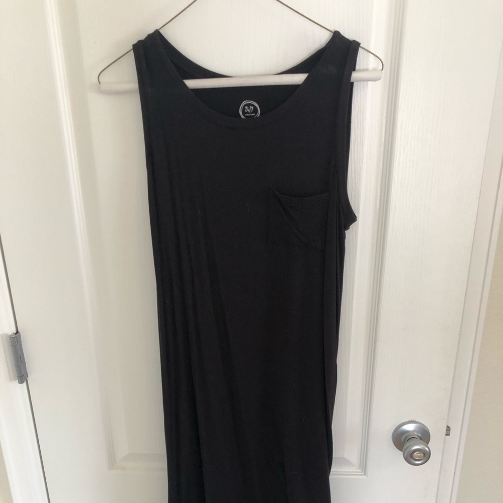 Black t shirt dress